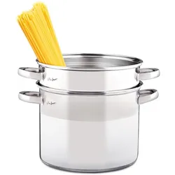 Lamart Topf DO MACARONU 8L PASTA (LTSS2417), Pfanne + Kochtopf, Silber