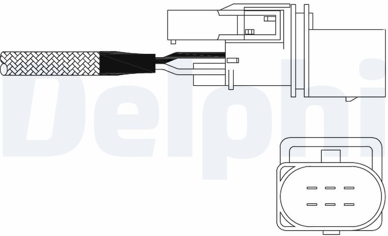 Delphi Lambdasonde Es1102612b1 Für Mercedes