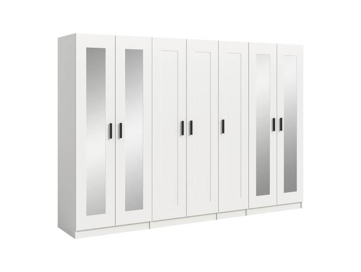 Drehtürenschrank Visby Weiß