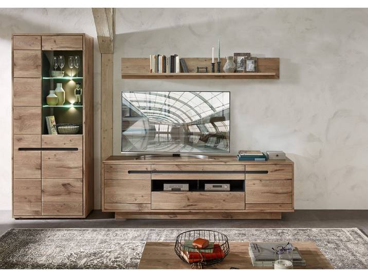 Innostyle Wohnwand BELLANO, (Komplett-Set, 3-St), inkl. LED-Beleuchtung