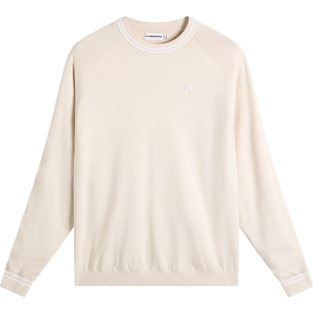 J.Lindeberg Kenny Windbreaker Knit Sweater moonbeam (U029) L GMKW16113-U029-L
