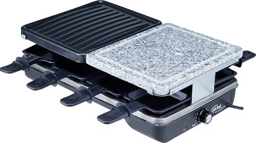 Elta RCS-1200 Raclette 8Pfännchen, Grillfunktion Schwarz