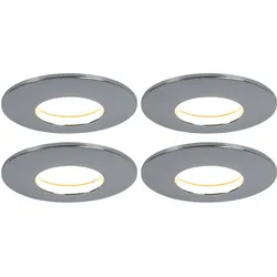 4er Set LED Einbau Leuchten Decken Spots Strahler Ess Zimmer Beleuchtung Lampen