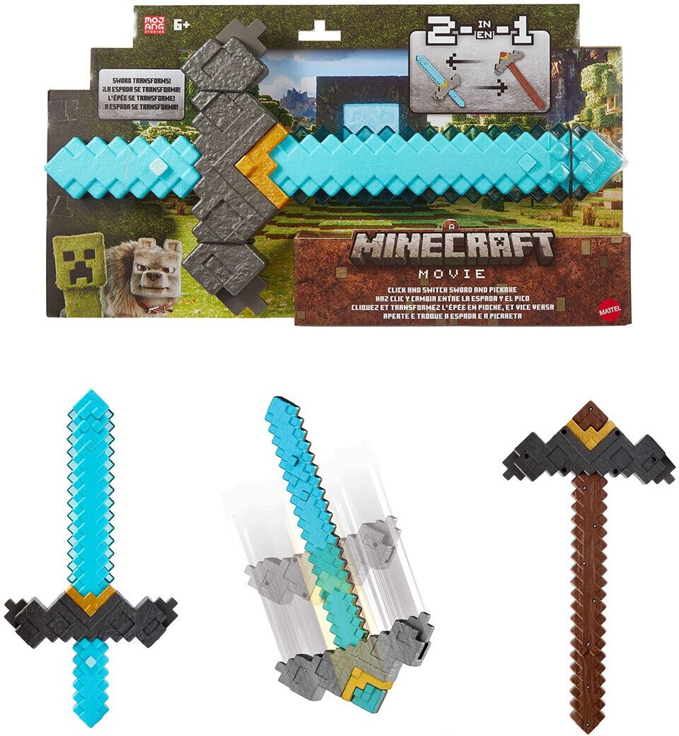 Minecraft La Película Juguete de rol destacado.