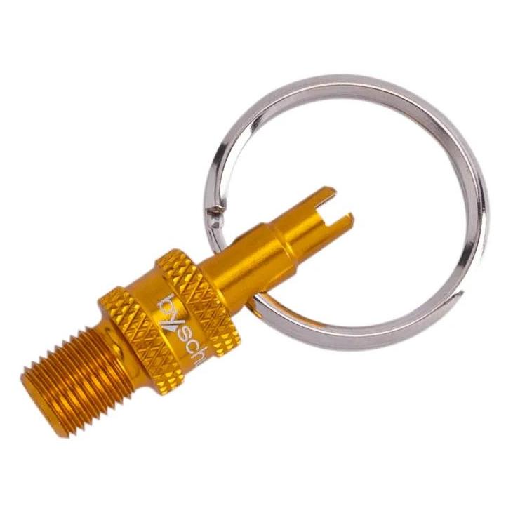 By.schulz Ventiladapter, Mini-Tool Alu eloxiert gold 10er Set (11202)