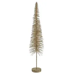 Seoul Deko Tannenbaum mit Glitzer gold 49cm