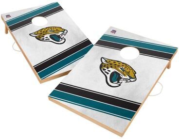 Skip's Garage Jacksonville Jaguars NFL 2x4 Tailgate Cornhole Boards