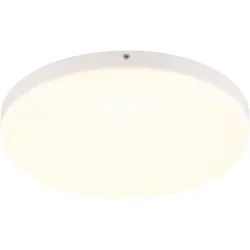 Globo, Deckenleuchte, Matthew LED Deckenleuchte 18W Neutralweiss Weiss Matt Ø30cm 12387-24W (1080 lm)