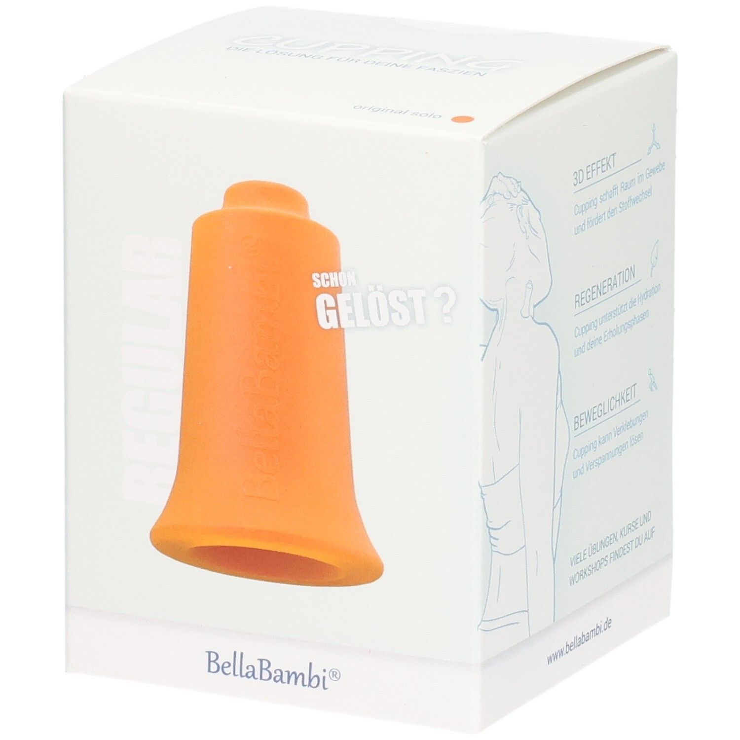 Bellabambi Cup original solo orange regular Box 1 St Sonstige
