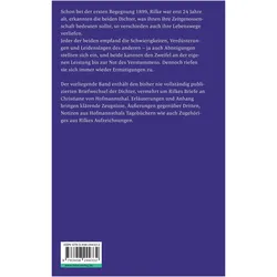 Briefwechsel 1899-1925, Belletristik von Rainer Maria Rilke, Hugo von Hofmannsthal