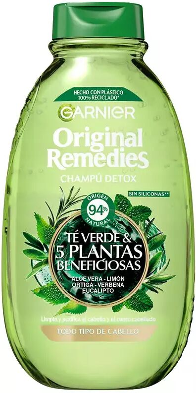 Garnier Original Remedies Shampoo with Green Tea and 5 Beneficial