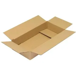 Transpak, Versandkarton + Versandbox, Faltkarton 1-wellig Masse 420x200x80mm Qualität 1.20 B braun braun (20 Stk.)