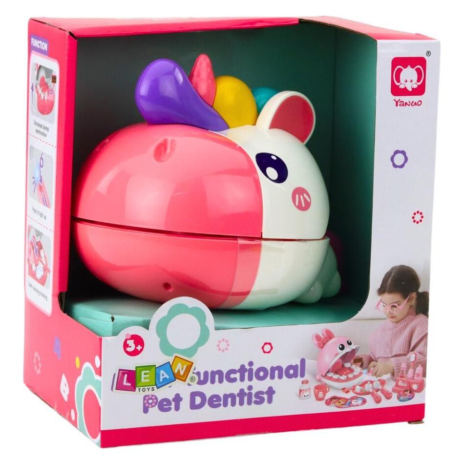 Lean Toys Einhorn Zahnarzt Lernset Arzt Zahnarzt Rosa (67873125)