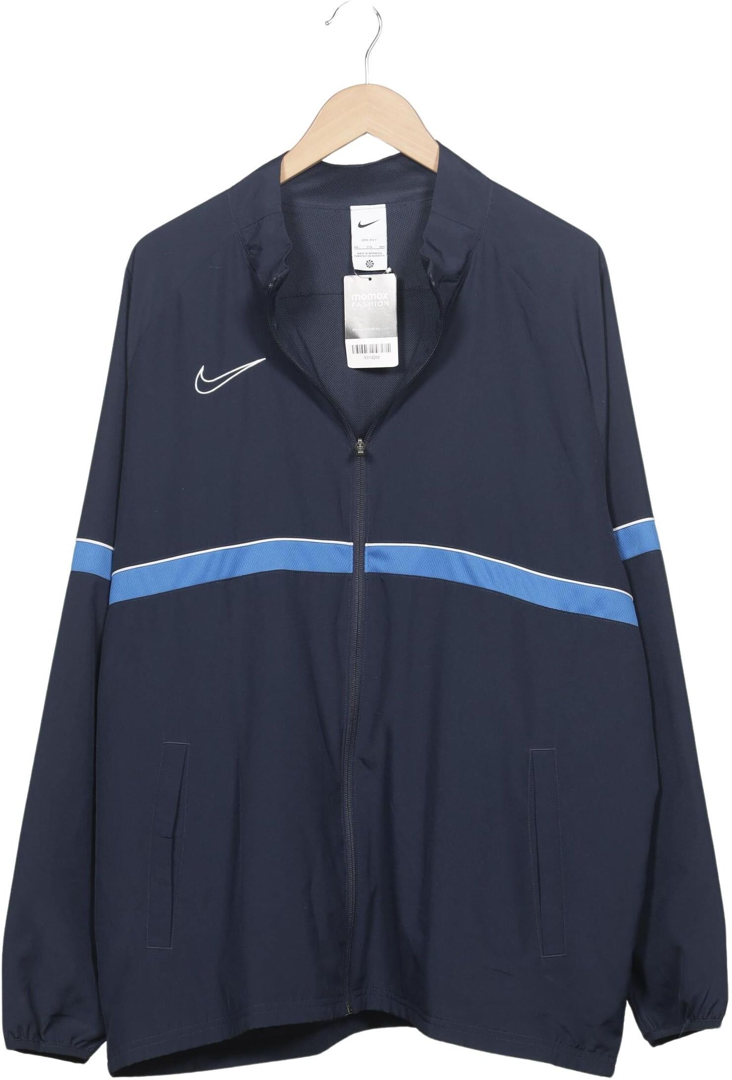 Nike Herren Jacke, Marineblau, Gr. Xxl, Synthetik - Second Hand