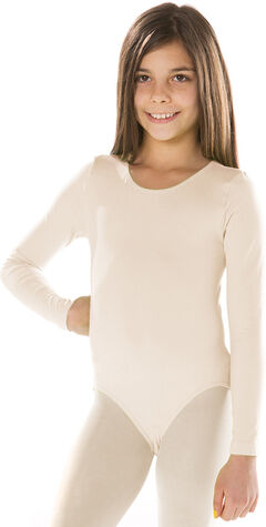 Kinder-Langarmbody, natur