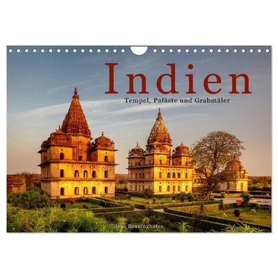 Indien: Tempel, Paläste und Grabmäler (Wandkalender 2026 DIN A4 quer), CALVENDO Monatskalender