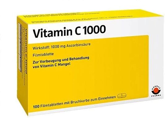 Wörwag Pharma GmbH &amp; Co. KG Vitamin C 1000 tablets (100 pcs)
