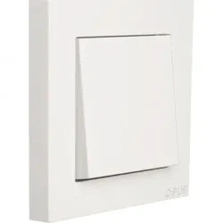 OPUS® 55 Kubus Abdeckrahmen : 1-fach alu-silber-seidenglanz