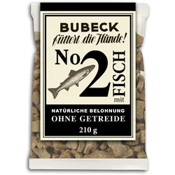 Bubeck getreidefrei 210 Gramm Hundesnack Sparpaket 10 x 210 Gramm Nr. 2 mit Fisch