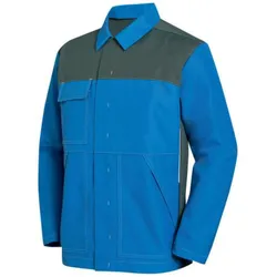 uvex protection perfect acid Herren Jacke - Chemikalienschutz blau/grau 64/66 - 9840216 - blau/grau