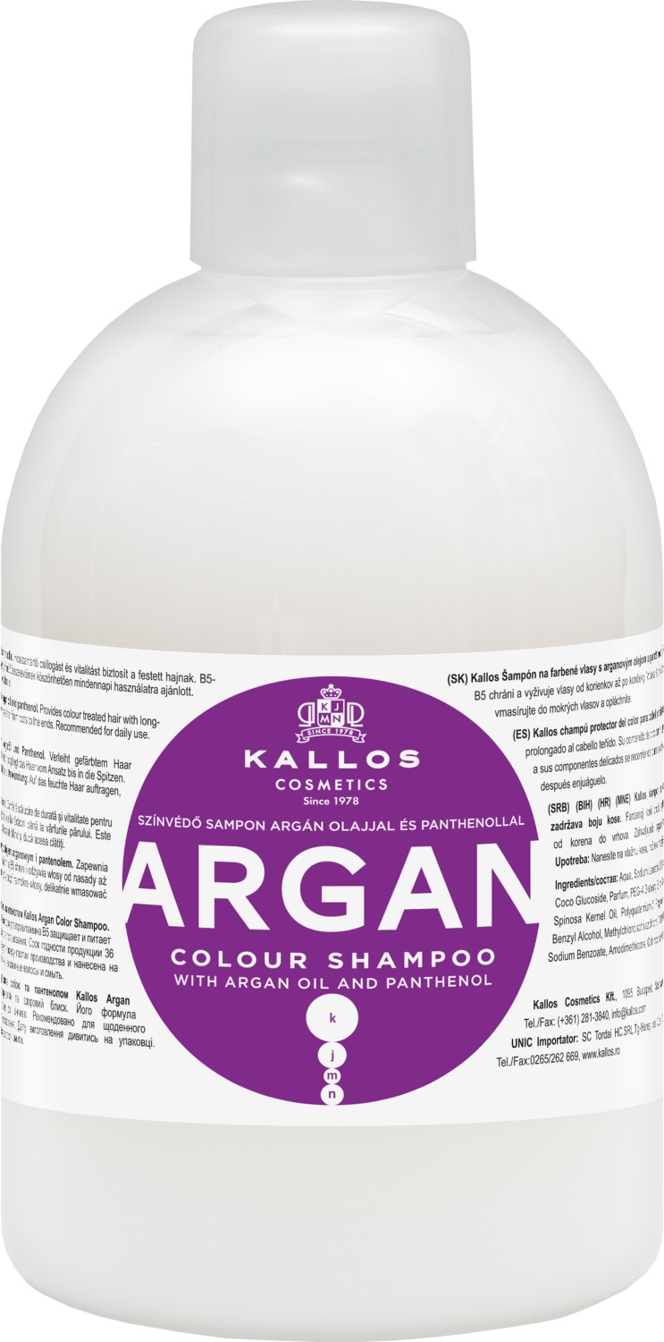 Kallos KJMN Argan Colour Shampoo 1000 ml KA-KJMN1871