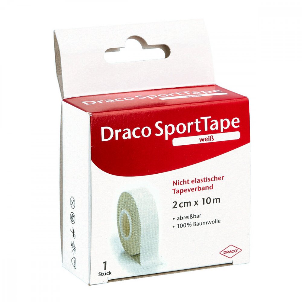 Dr. Ausbüttel GmbH & Co. KG Dracotapeverband 2 cmx10 m weiss 01389069