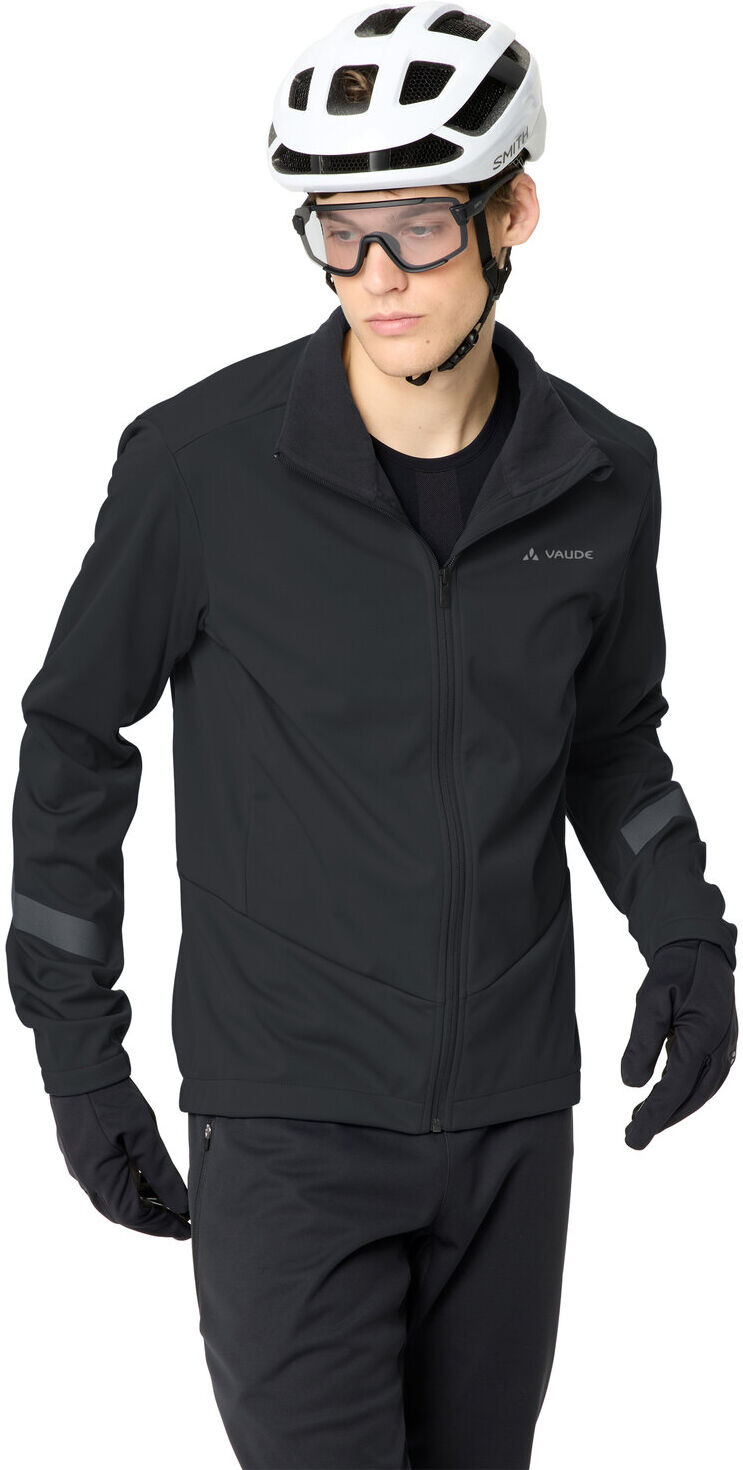 Softshelljacke VAUDE "MEN'S MATERA SOFTSHELL JACKET III", Herren, Gr. 3XL, schwarz, Obermaterial: 100% Polyester, Jacken Softshelljacke, für Radsport, wasserabweisende Oberfläche, atmungsaktives Material