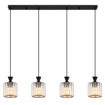 GLOBO LIGHTING Hängeleuchte "JORDANA", schwarz, 1 Stk., Leuchten, Hängelampe/Pendelleuchte/Esszimmer/Wohnzimmer/Esstisch, Hängeleuchte