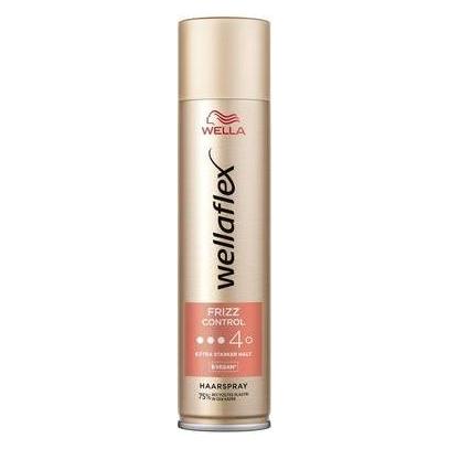 Wella Wellaflex Frizz Control Haarspray Anti-Frizz Spray mit 48h extra starkem Halt (250 ml) (53227217)