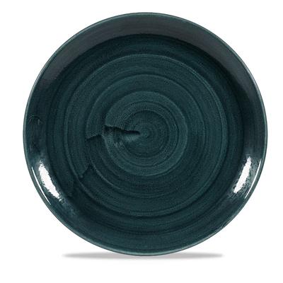 Churchill Stonecast Patina Rustic Teal Teller Flach Coup 28,8cm