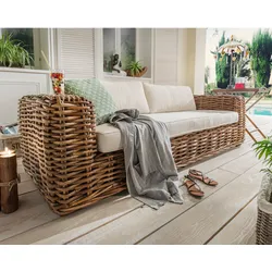 die Faktorei »Amalfi« Rattan-Sofa 220x65x85 cm