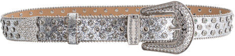 Gürtel "Strass", silber