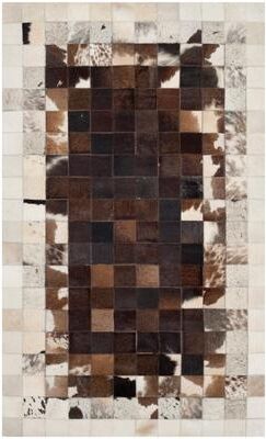 SAFAVIEH Handmade Studio Leather Luxa Modern Leather Rug