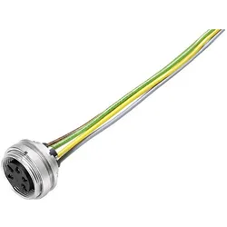 Schubiger Binder 09 0474 782 08 Miniatur-Rundsteckverbinder Flanschbuchse Gesamtpolzahl: 8, Elektronikkabel + Stecker