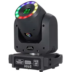No Name LIGHT4ME 100 SPOT RING LED Moving Head Illuminate (150 W, LED), Scheinwerfer, Schwarz