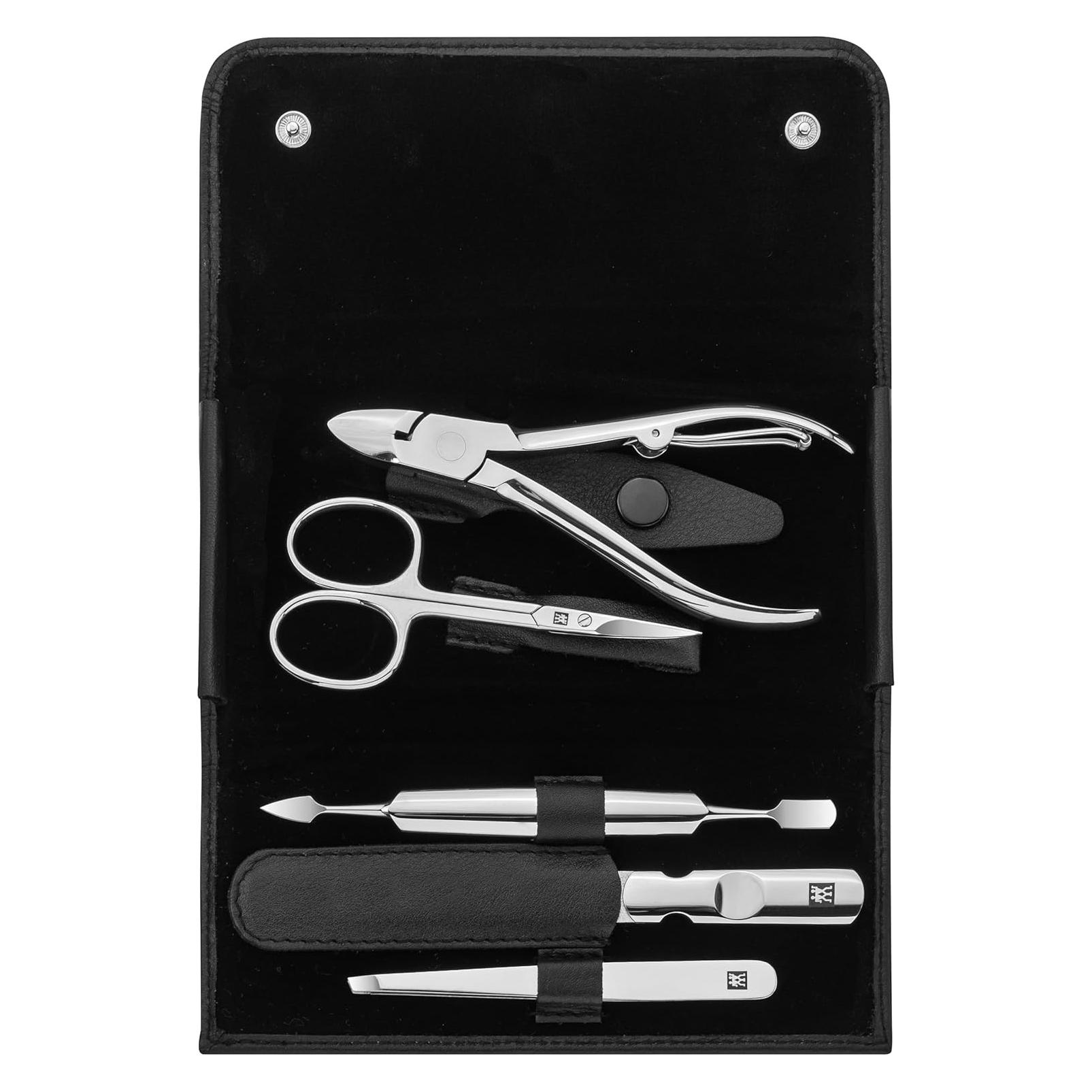 Zwilling 97437-004-0 Classic Inox Etui aus Rindleder 5-teilig schwarz (97437-004-0)