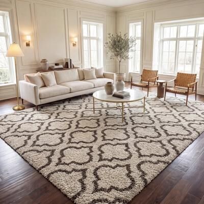 SAFAVIEH Hudson Shag Pala Moroccan 2-inch Thick Rug