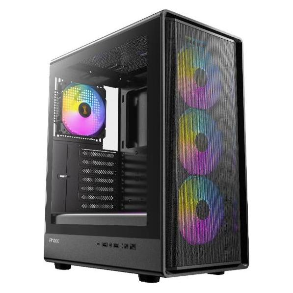 Antec Performance P6 Neo ARGB PC Gehäuse ATX Midi Tower, schwarz (0-761345-10286-5) (ATX, mATX, Mini-ITX) (0-761345-10286-5)