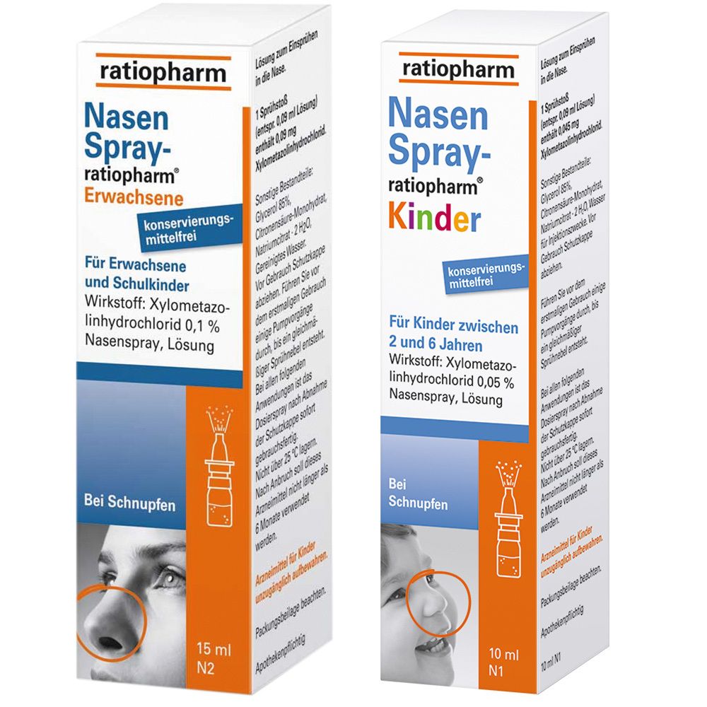 Nasenspray ratiopharm Familien-Set 1 St Set