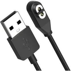 PowerGuard USB-A zu Shokz OpenRun Kopfhörer Ladekabel (Shokz OpenComm2, Shokz OpenRun, Shokz OpenRun Mini, Shokz OpenRun Pro, Shokz OpenRun Pro Mini), Kopfhörer Ersatzteile, Schwarz