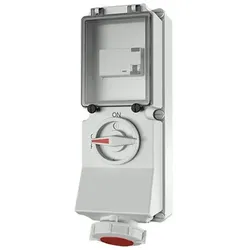 Mennekes 7247 Wanddose DUO, 16A5p6h400V, IP67