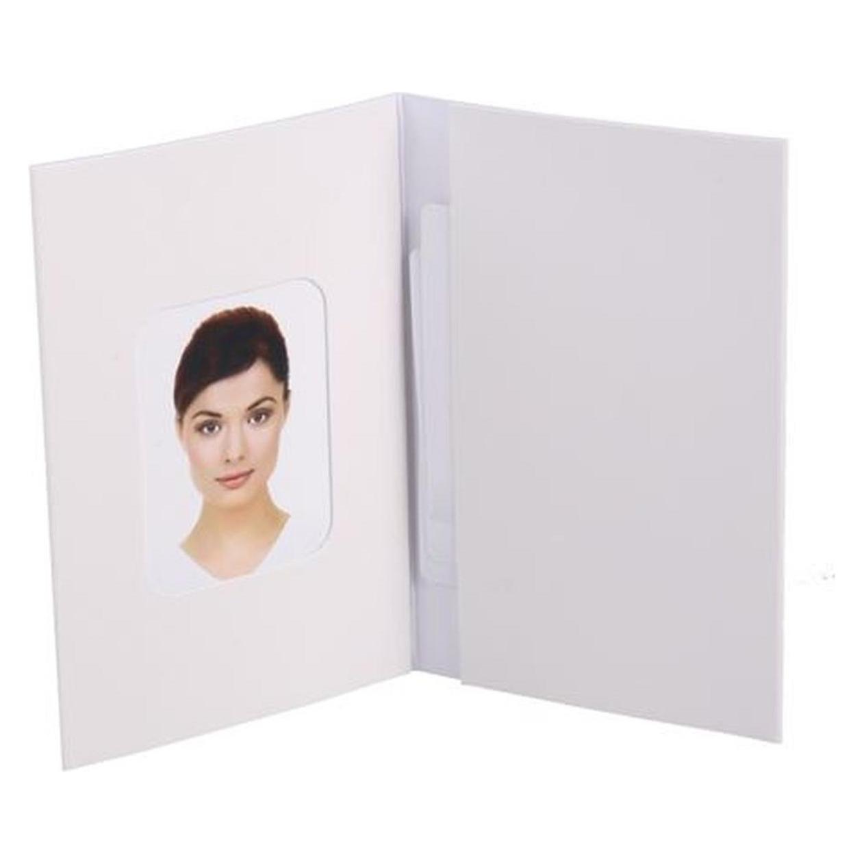 Benel Passbilder Mappe Weiss 500 St. (650520)