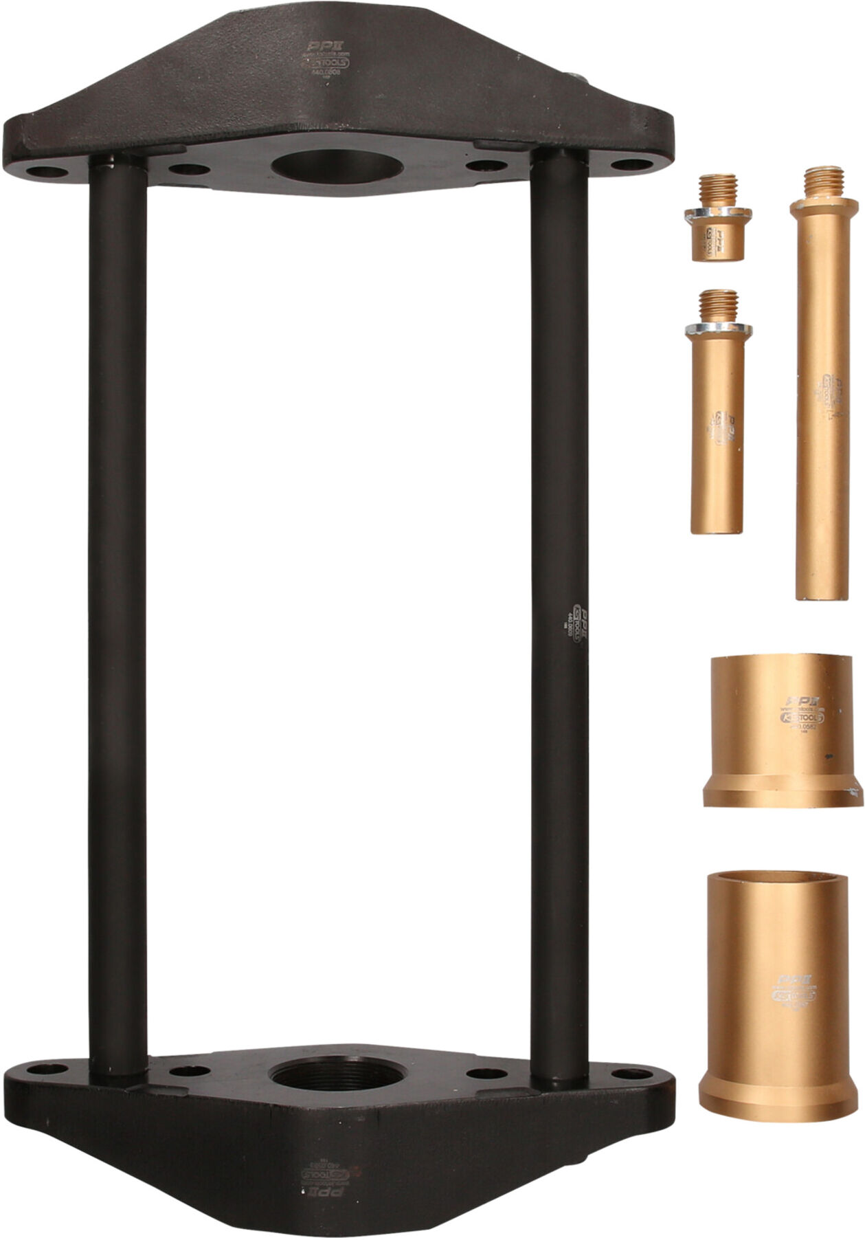 KS Tools Universal-Satz zum Auswechseln von Achsschenkelbolzen 32 t, 10-tlg (440.0675)