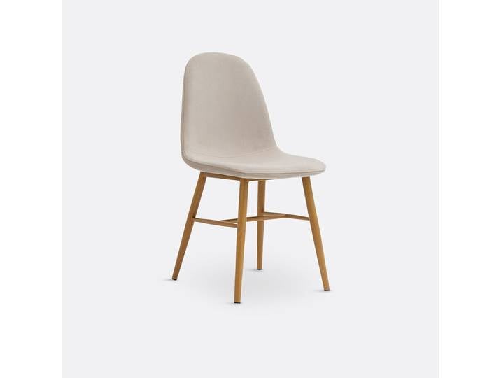 LA REDOUTE Chaise velours, Polina Beige Ecru