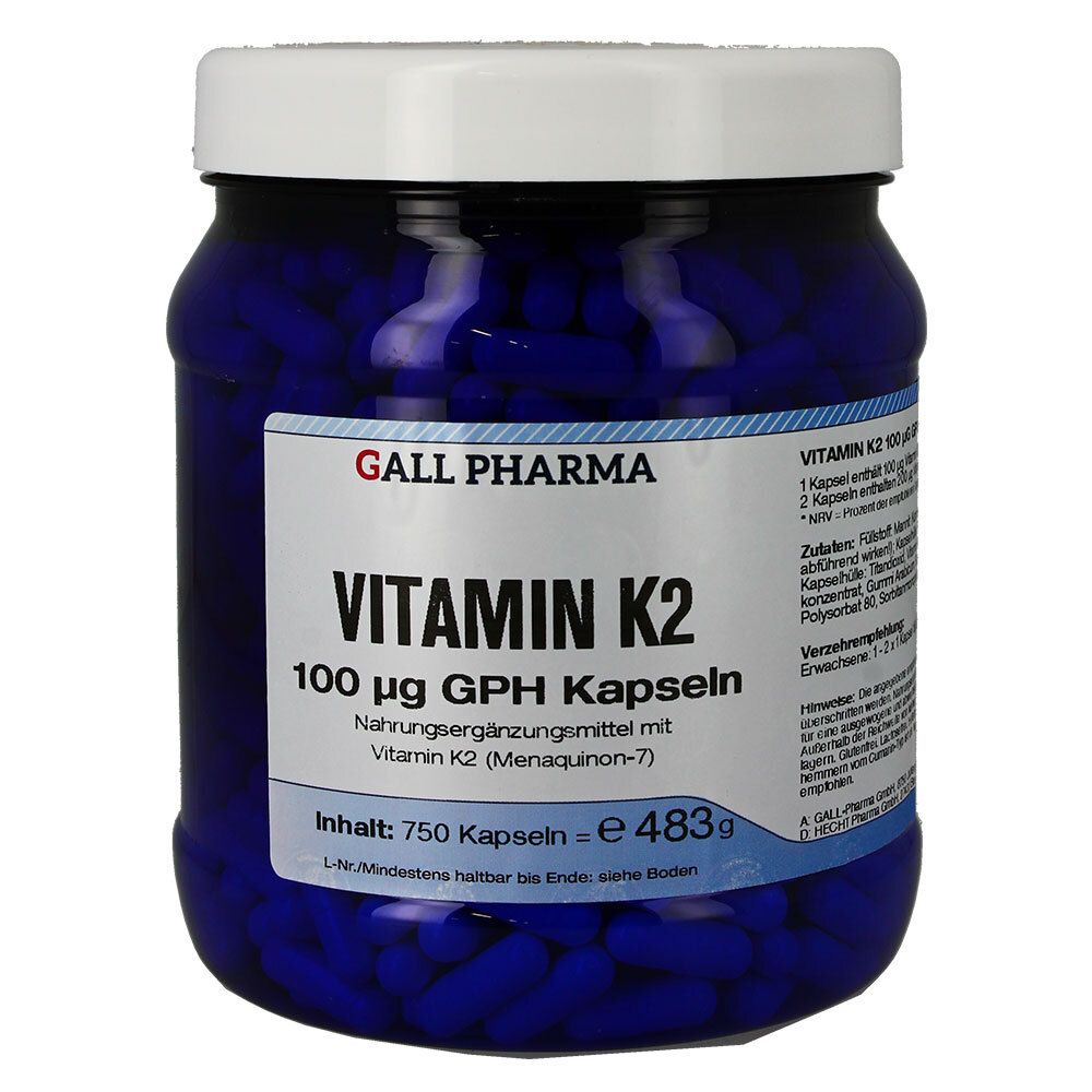 Vitamin K2 100 µg GPH Kapseln 750 St