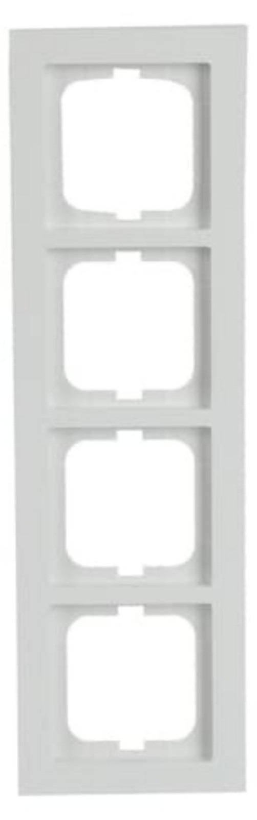 Busch-Jaeger BJ Axcent frame 1724-284, 4-voudig, studiewit