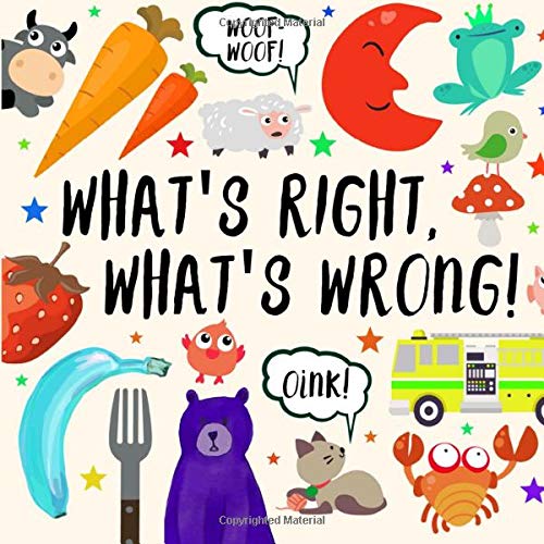 Jeffrey Pickles - What's Right, What's Wrong!: A Fun Guessing Game for 2-4 year olds (Puzzle Books for Kids (Age 2-5), Band 1) - Preis vom 11.10.2026 15:43:13 h