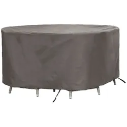 RATTATAN Wasserdichte Schutzhülle für Outdoor-Essgruppen mit UV-Schutz und Klettverschluss, ideal für Gärten und Hotels - 200 x 85 cm