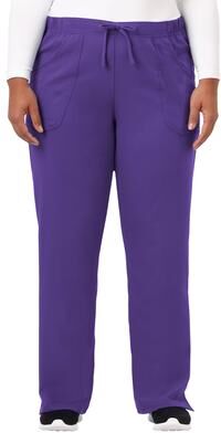 Plus Size Women's Jockey Scrubs Women's Extreme Comfy Pant by Jockey Encompass Scrubs in Purple (Size XLP(18-20P))