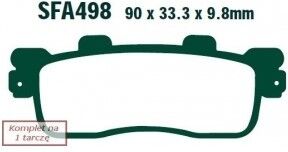 EBC Brakes SFA498 Bremsbeläge
